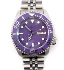 purple ceramic bezel in stainless strap(small)1